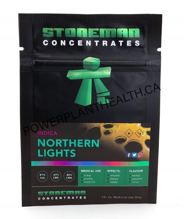 Stoneman Concentrates Shatter Northern Lights Indica - Power Plant Health
