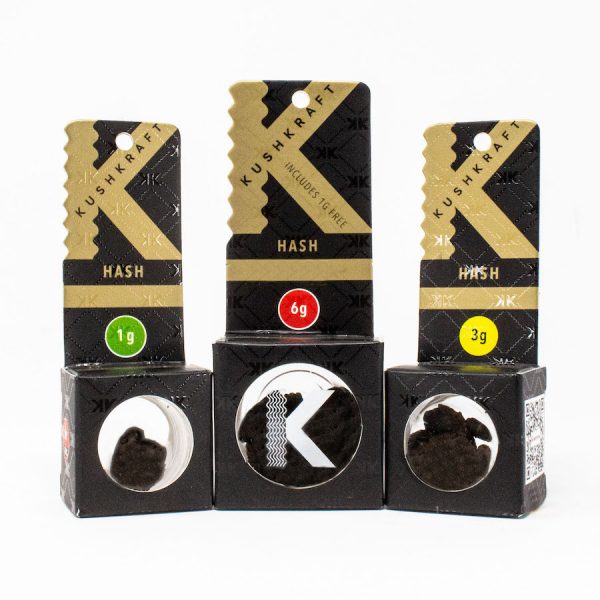 Kushkraft Premium Traditional Hash – various strains sizes