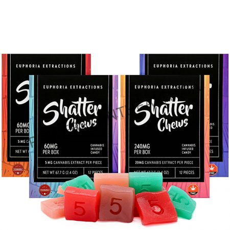 Euphoria Extractions Shatter Chews 60mg to 240mg - Power Plant Health