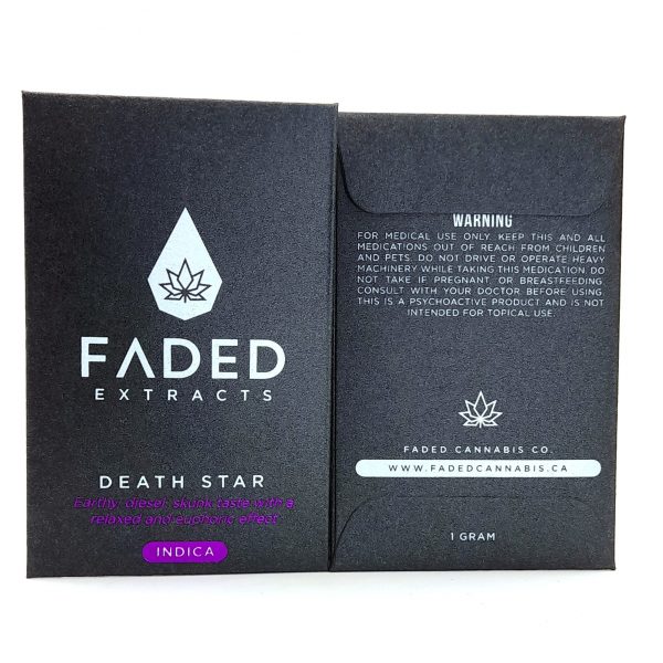 FADED Cannabis Co. Extracts Shatter Death Star - Power Plant Health