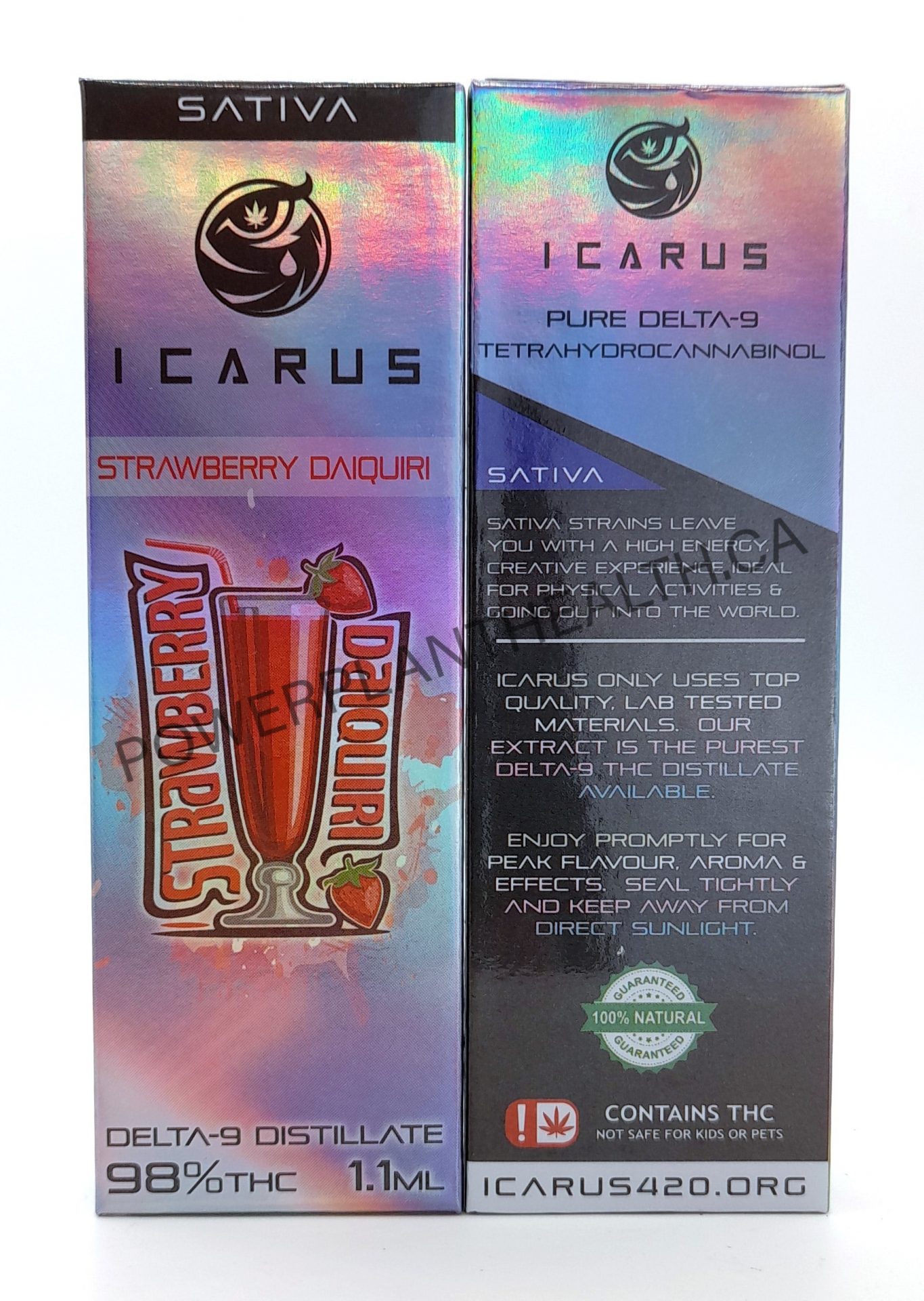 Icarus420: 1.1g Pure D9 THC Vapes – Power Plant Health