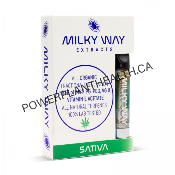 Milky Way Extracts 1g Distillate Cartridges Sativa 1 - Power Plant Health