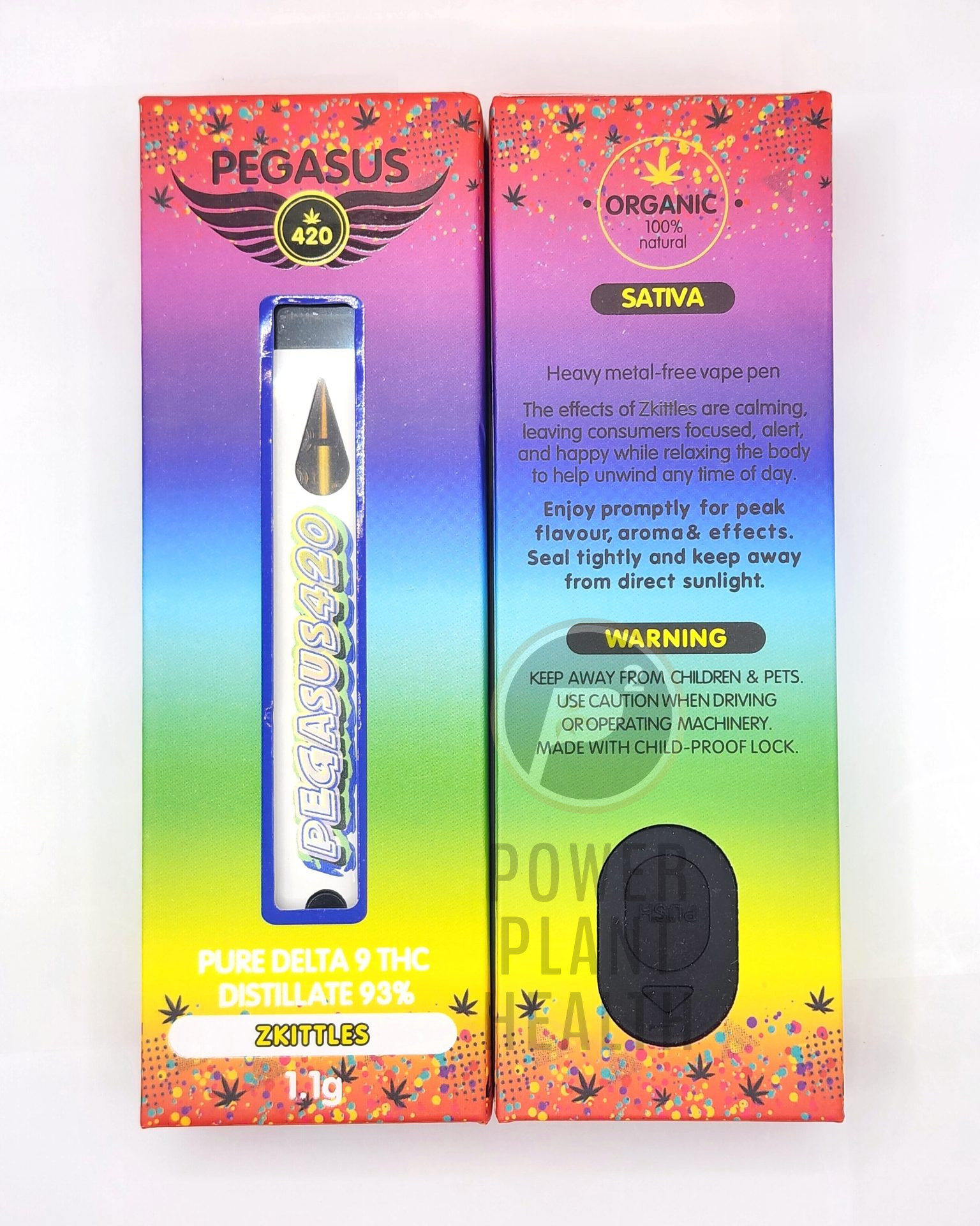 Pegasus420: Organic 1.1g Preheat Vapes - Power Plant Health