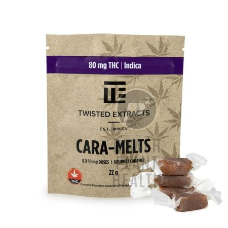 Twisted Extracts Cara Melts 80mg Indica - Power Plant Health