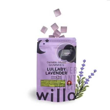 Willo THC Gummy Bubbly Lullaby Lavender Indica - Power Plant Health